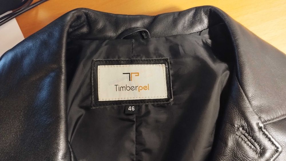 Casaco de pele verdadeira unisexo Timberpel