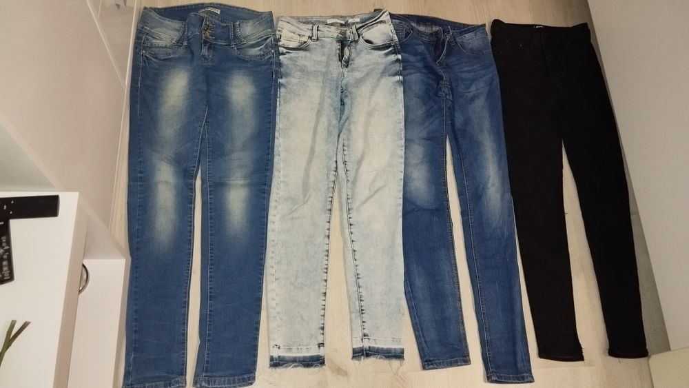 Spodnie jeansowe, dresowe