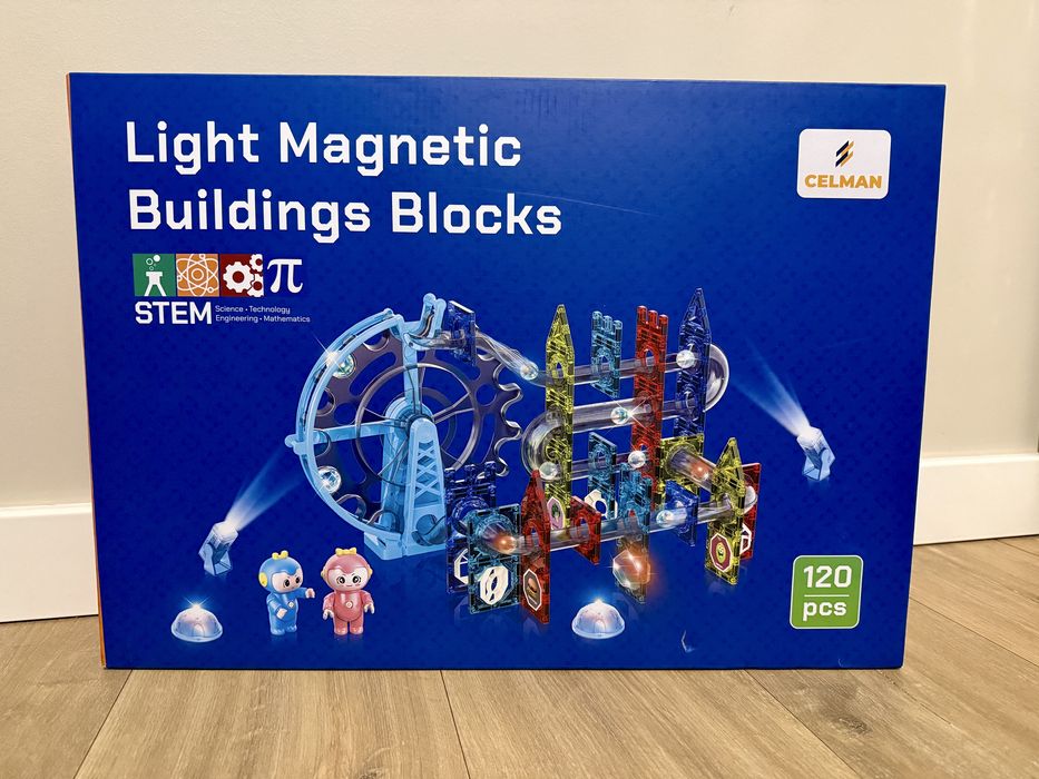 Klocki magnetyczne magic magnetic blocks 120 elementow