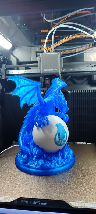 Luminária Dragão com emblema FCP