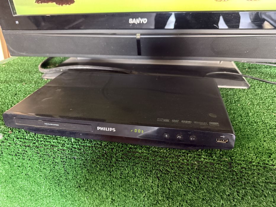 Ofereco TV LCD Sanyo 32” + Leitor DVD Philips – A funcionar