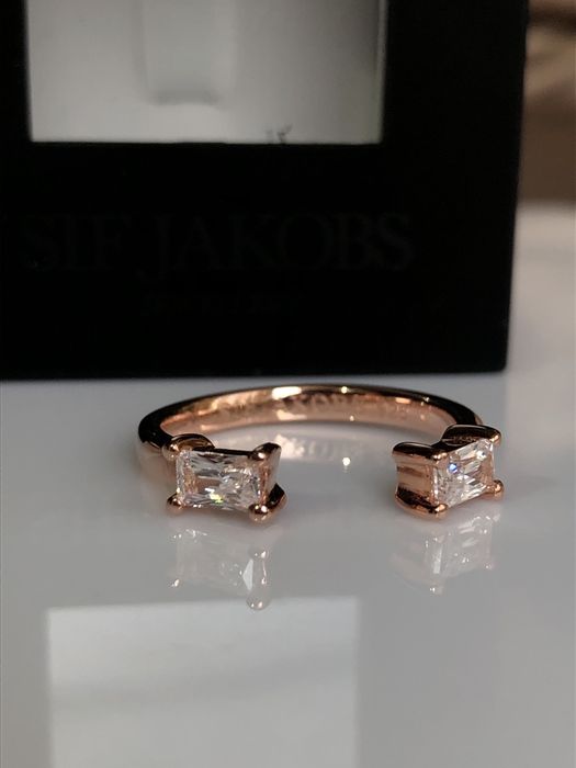 Sif Jakobs позолочена Каблучка, колечко, цирконій, (Thomas Sabo) р. 17