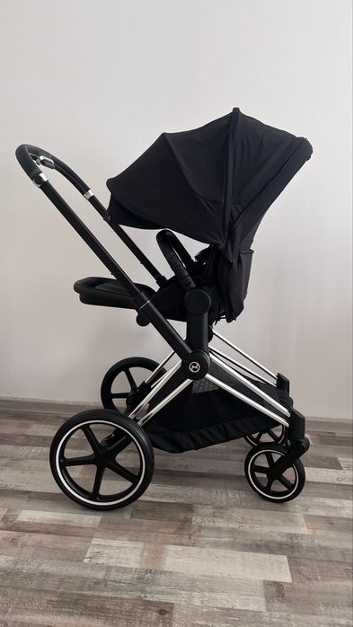 Cybex Priam 4.0 коляска 2 в 1 Mirage Grey шасі Chrome Black