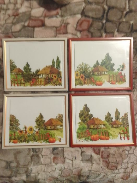 Картини 4шт.за 300грн.