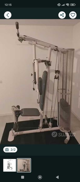 Máquina de musculação multifunções