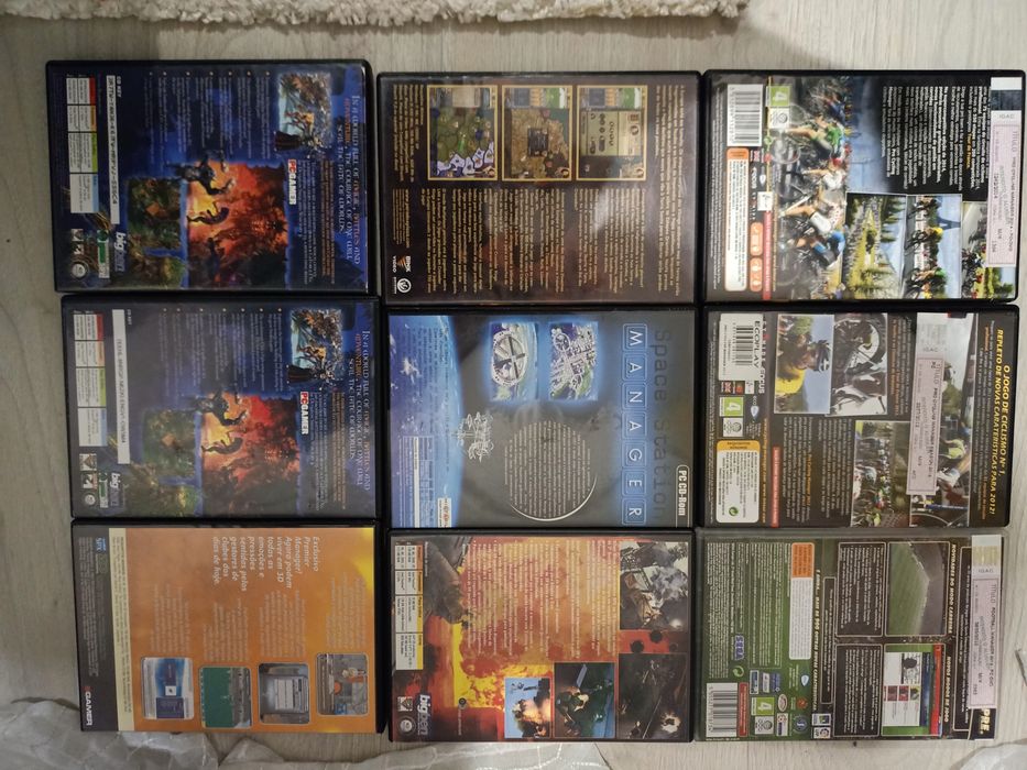 Conjunto 9 Jogos PC