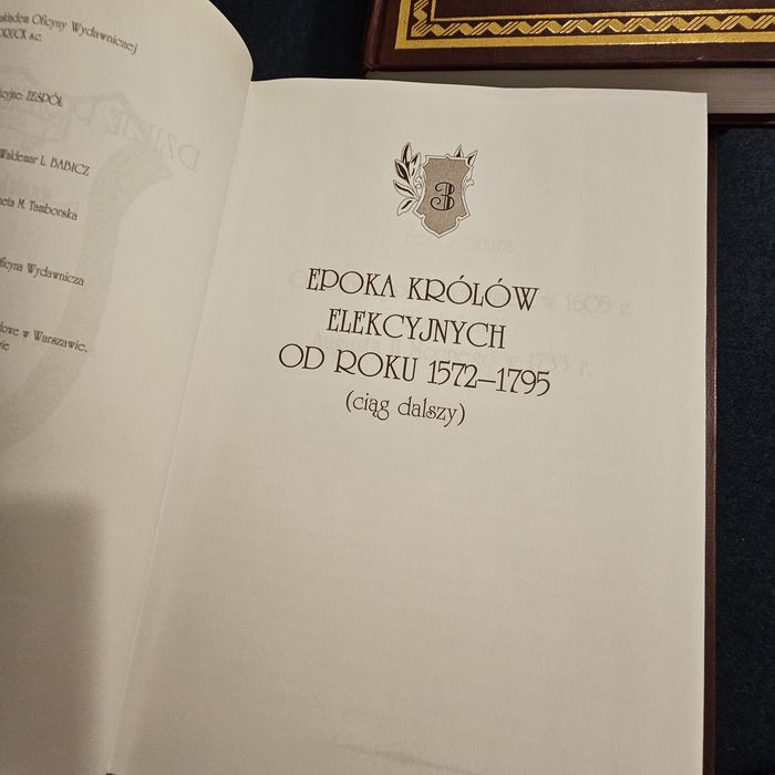 Dzieje Polski twarda okładka