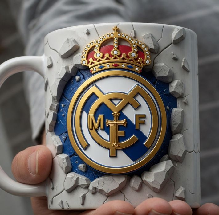 Real Madryd prezent dla kibica pilki noznej dla niego kubek ceramiczny