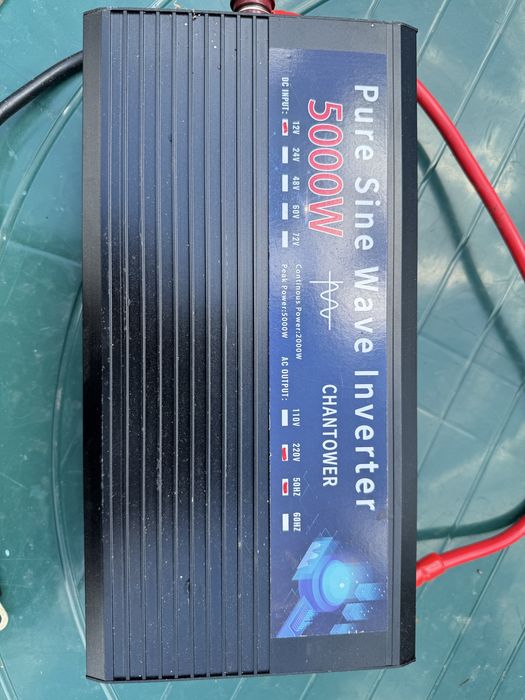 Инвертор 12V → 220V Pure Sine Wave 5000W (чистая синусоида)