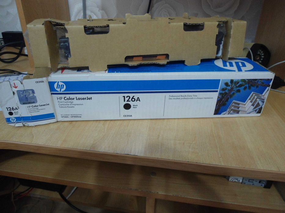 Катридж  НР Color Laserjet 126a (Blech Noir)