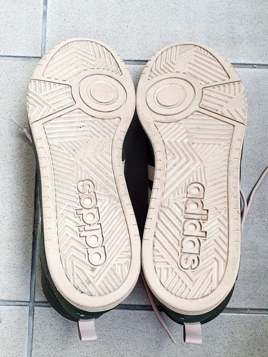 Adidasy zielone, 2 razy zalożone