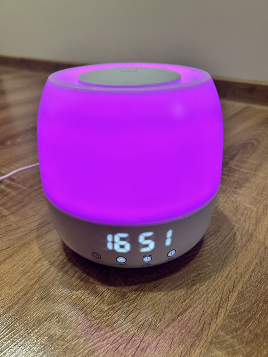 Nawilżacz powietrza automatyczny LED, zegar