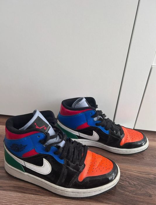 air jordan 1 mid multi patent