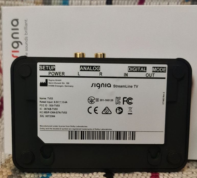 Signia StreamLine Tv Sender