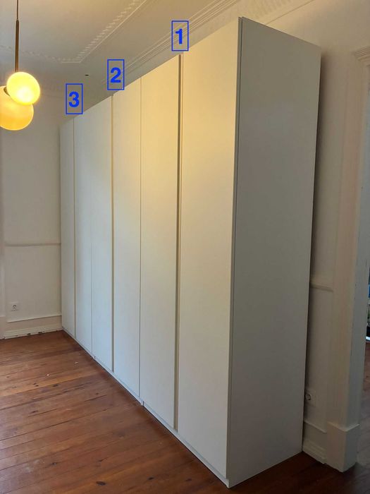 Roupeiros IKEA PAX 3x1m (ou individual)