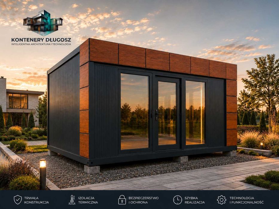 Kontener biurowy | kontener budowlany | kontener socjalny | kontener | 600cm x 250cm STANDARD | PIR 100 mm