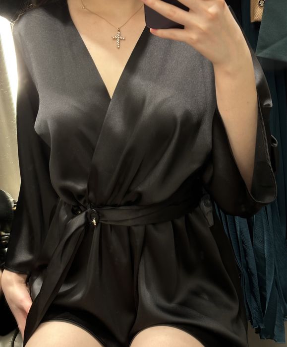 Комбінезон ромпер атласний Zara