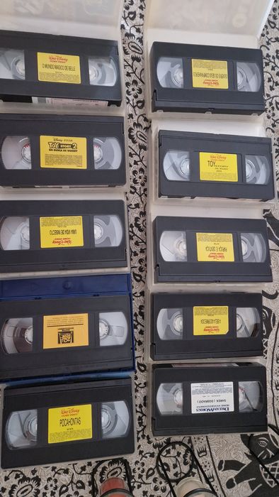 Cassetes VHS infantis