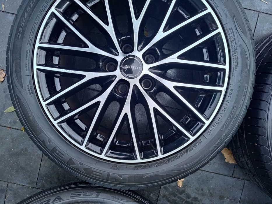 Felgi BORBET BS 17 cali 5x112 VW Audi Seat Skoda Mercedes BMW + opony