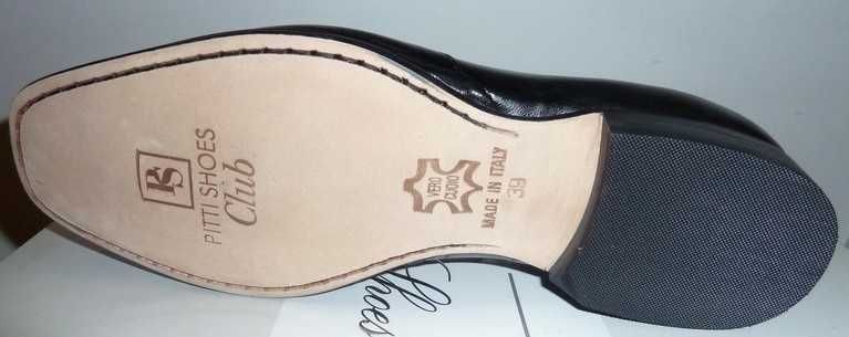 Sapatos italianos novos forma grande Pitti Shoes 39