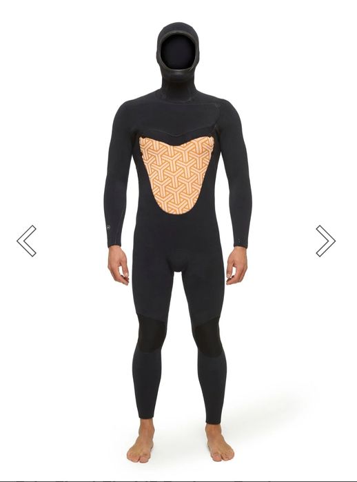 Wetsuit Deeply man explorer-frost 6-5 chest-zip black
