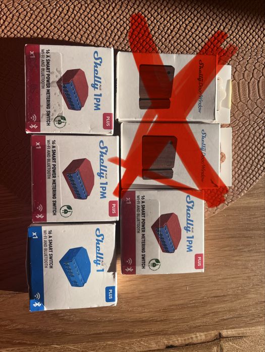 Shelly zestaw smart dom, Wifi,