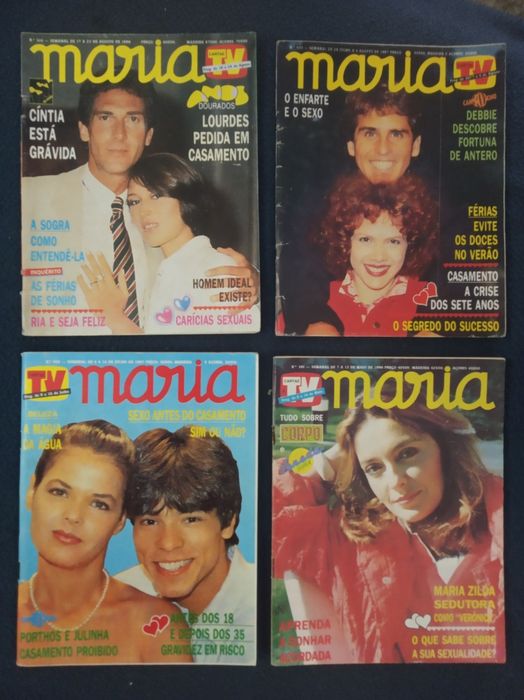 32 revistas MARIA ( anos 80 e 90 )