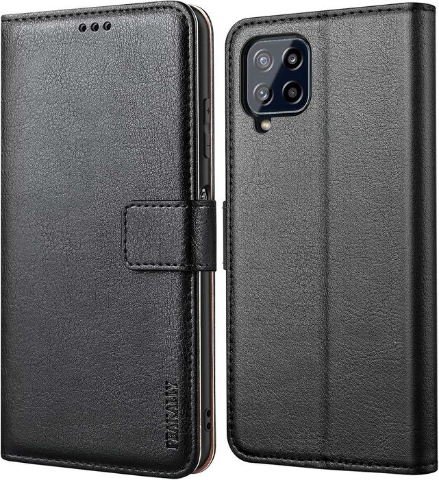 Чехол-книжка Samsung Galaxy M32 Peakally Black Wallet Case