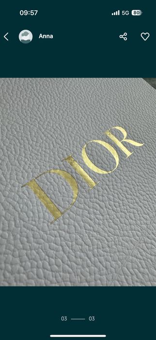 Torebka dior biala