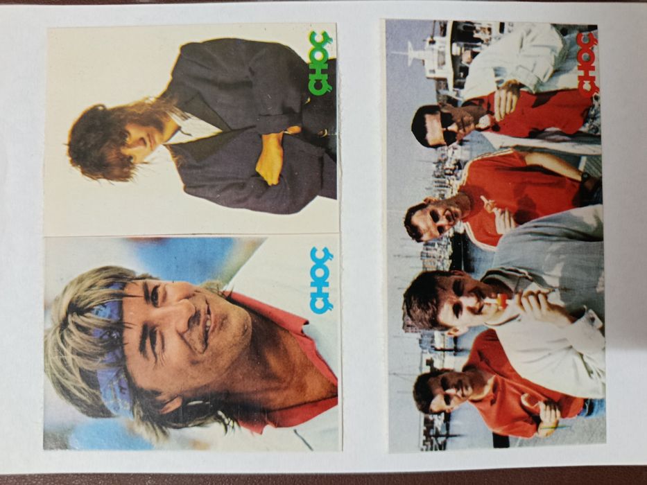 AUTOCOLANTES Musicais - Anos 80 (lote)