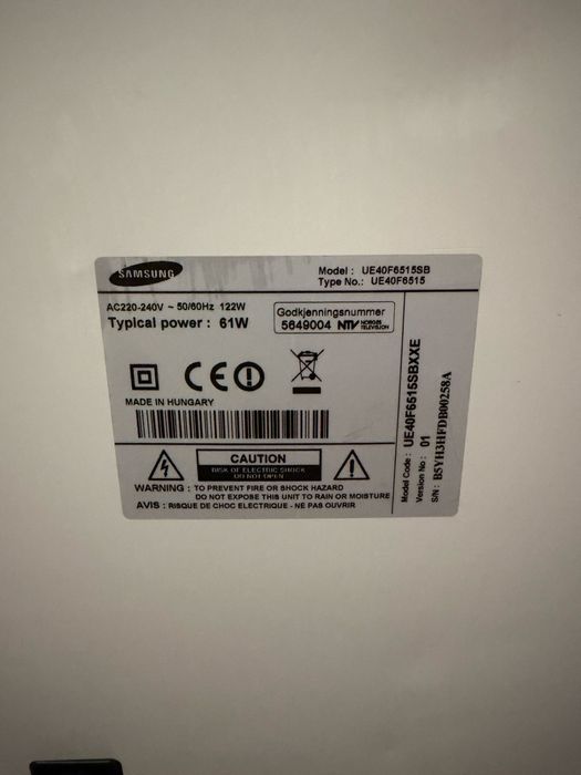 Телевізор SAMSUNG