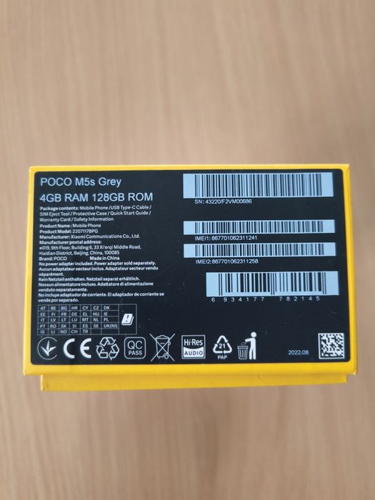Xiaomi POCO M5s 4/128 smartfon