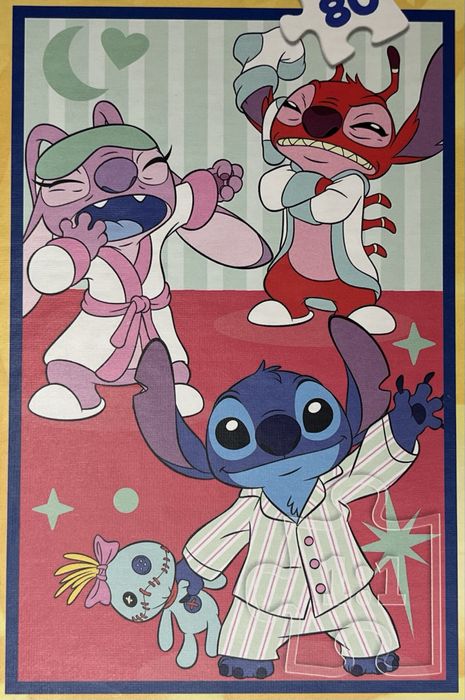 Trefl Puzzle 3x80 elementów Lilo i Stitch