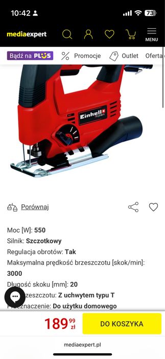 Wyrzynarka electriczna Einhell