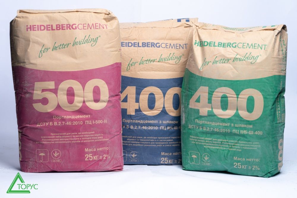 Цемент 400/500 Кривой Рог