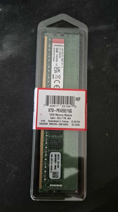 Memória RAM Kingston KTD-PE426E/16G DDR4 2666Mhz 16GB CL19