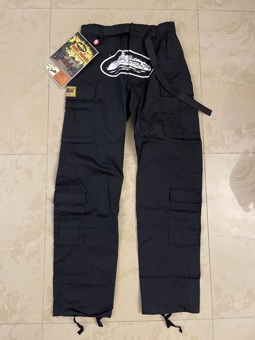 Карго штаны Corteiz Guerillaz Cargos Classic Black кортез Оригинал