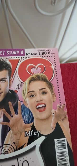 Capa Bravo Miley, Niall e David + Artigo