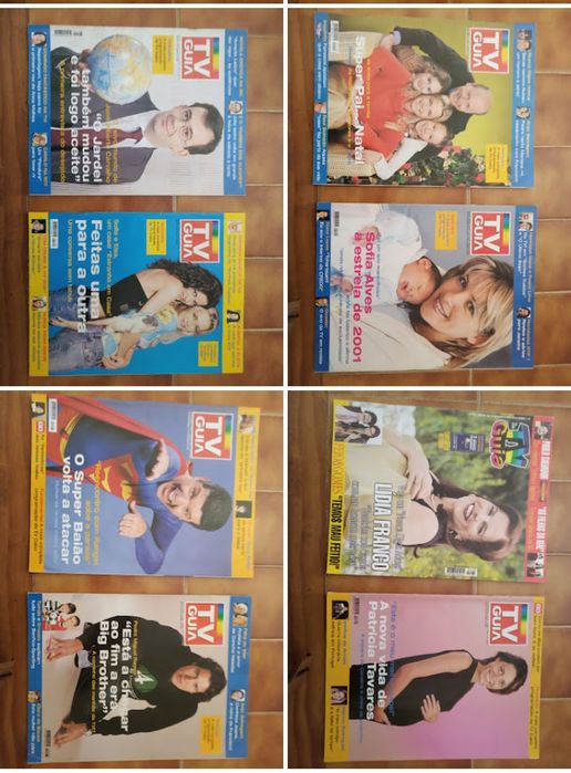 Lote de revistas TV GUIA