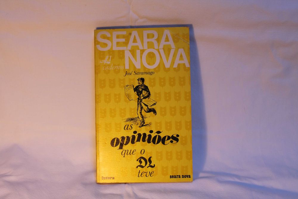1ª edição de "As opiniões que o DL teve" (1974), de José Saramago