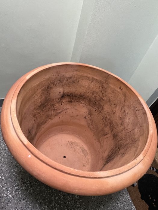 Tuscan Donica ceramiczna nieszkliwiona XXL