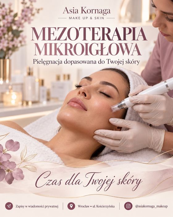 Oczyszczanie wodorowe, mezoterapia mikroigłowa, limfodrenaż, lipolaser