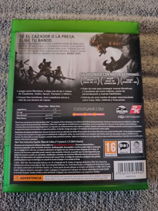 Evolve Xbox One.