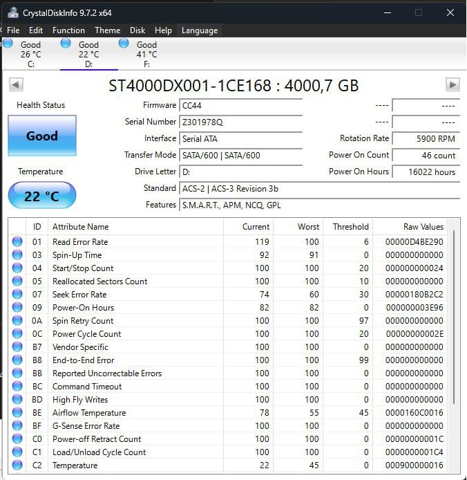HDD Seagate ST4000DX001 4tb sata3