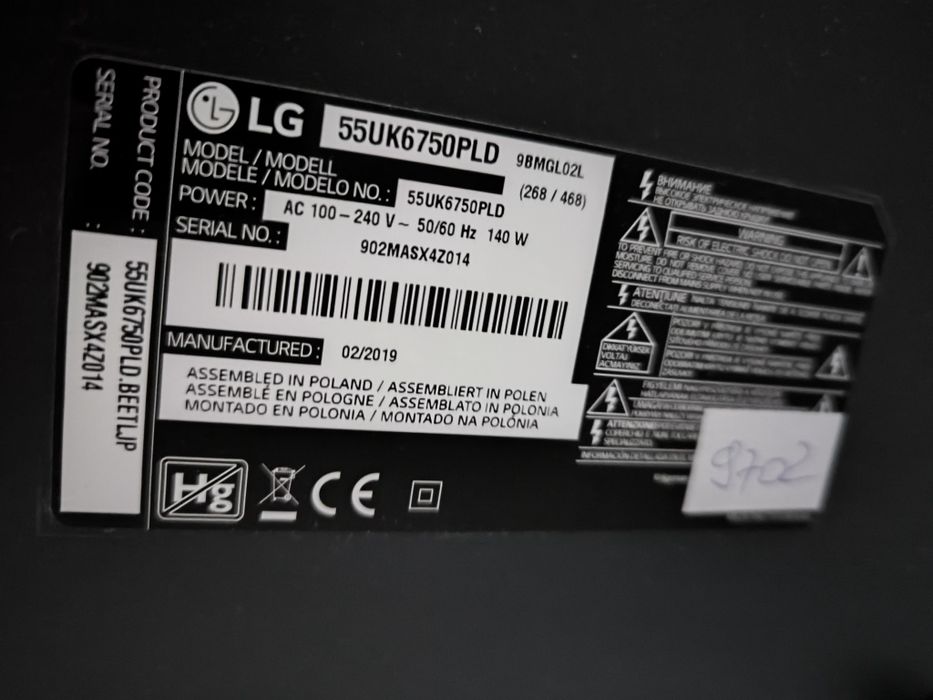 Telewizor LG Smart TV, 55 cali