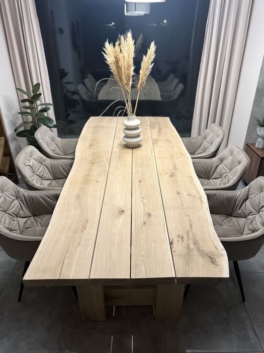 Stół dębowy handmade, możliwość realizacji indywidualnego zamówienia