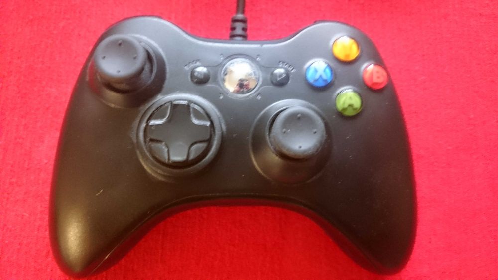 Джойстик Xbox 360 провідний для ПК, Чорний (фірми JITE): 350 грн ...