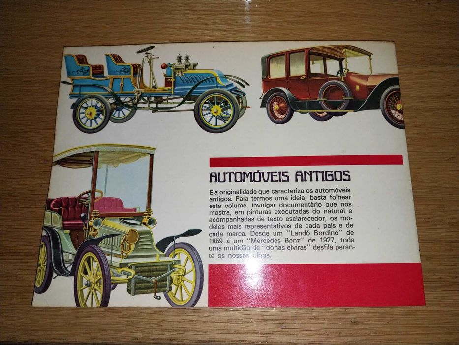 Automoveis Antigos - Livro Antigo 1976