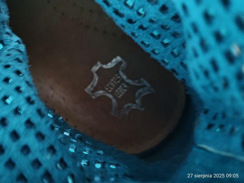 Sexy ażurowe turkusowe botki r. 36