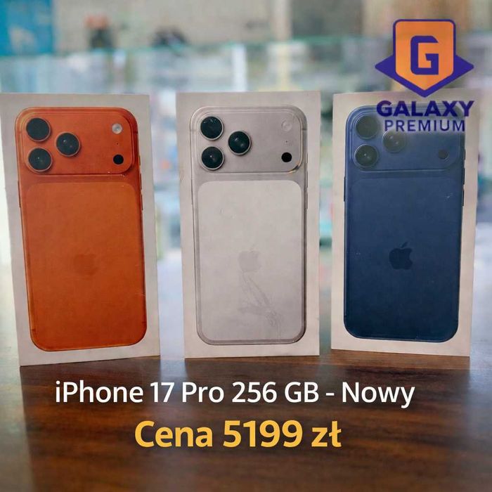 Apple iPhone 17 Pro 256 Gb Blue NOWY Szczecin Zaplombowany Karta sim
